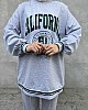California Baskılı Sweatshirt - Gri