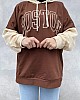 Boston Sweatshirt - Kahverengi