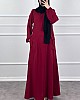Cepli Ayrobin Elbise - Bordo