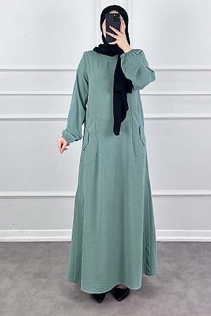 Cepli Ayrobin Elbise - Mint Cepli Ayrobin Elbise - Mint