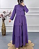 Dantel Detay Elbise - Mor Dantel Detay Elbise - Mor