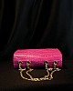 Elegant Deri Çanta - Pembe