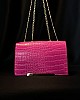 Elegant Deri Çanta - Pembe