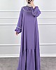 Fistolu Elbise - Lila Fistolu Elbise - Lila