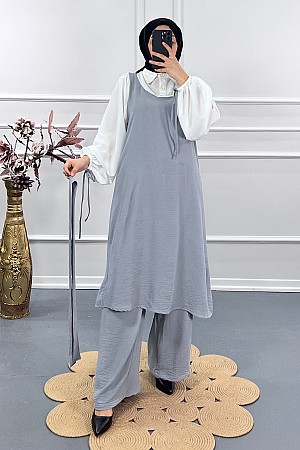 Jile İkili Takım - Gri