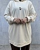 Koala Nakışlı Kapşonlu Tunik - Krem