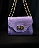 Kroko Çanta - Lila