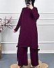 Kurdele Detaylı Takım - Mor Kurdele Detaylı Takım - Mor