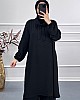 Kurdele Detaylı Tunik - Siyah