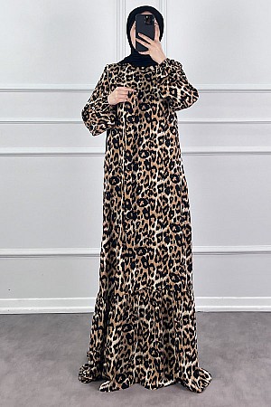 Leo Pamuk Viskon Elbise