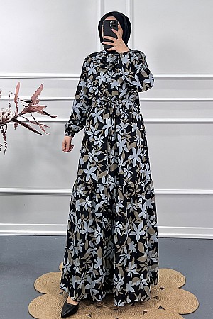 Manolya Elbise - Siyah