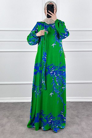Mercan Elbise - Yeşil