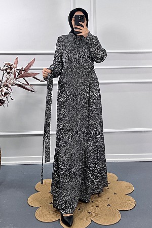 Nokta Elbise - Beyaz