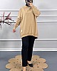 Oversize Tunik - Sütlü Kahve