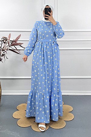 Papatya Elbise - Mavi