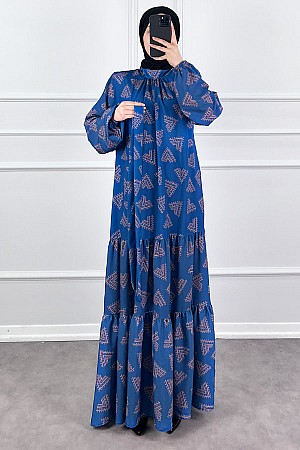 Piramit Elbise - Mavi