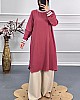 Ribanalı Tunik - Pembe