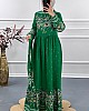 Sarmaşık Elbise - Yeşil