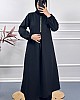 Taş Detaylı Gabardin Takım - Siyah