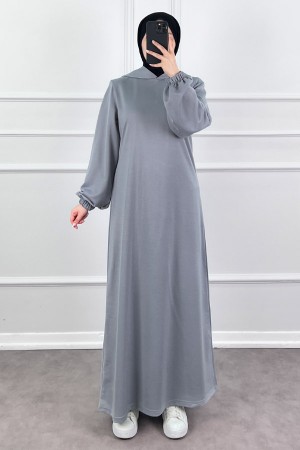 Tesettür Spor Elbise - Gri