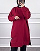 Arma Detaylı Tunik - Bordo