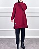 Arma Detaylı Tunik - Bordo