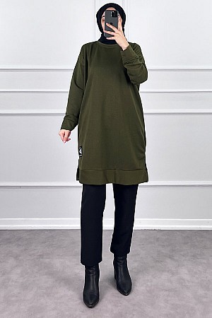 Arma Detaylı Tunik - Haki