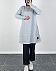 Armalı Tunik - Açık Gri