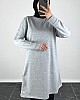 Armalı Tunik - Açık Gri