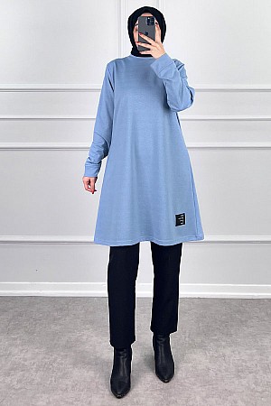 Armalı Tunik - Bulut Mavisi