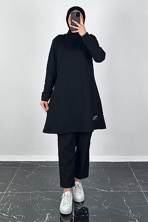 Armalı Tunik - Siyah