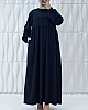 Cepli İki İplik Elbise - Lacivert Cepli İki İplik Elbise - Lacivert
