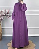 Cepli Tesettür Ferace - Mor