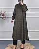 Çıtır Desenli Uzun Tunik - Haki