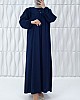 Düğmeli Robadan Elbise - Lacivert Düğmeli Robadan Elbise - Lacivert