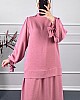 Tesettür Etekli Takım - Pembe Tesettür Etekli Takım - Pembe