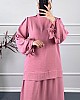 Tesettür Etekli Takım - Pembe Tesettür Etekli Takım - Pembe
