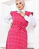 Fırfır Detaylı Tüvit Jile - Pembe