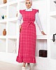 Fırfır Detaylı Tüvit Jile - Pembe