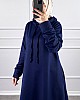 İki İp Tesettür Elbise - Lacivert