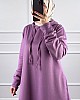 İki İp Tesettür Elbise - Lila