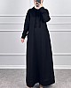 İki İp Tesettür Elbise - Siyah