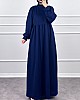 İki İplik Elbise - Lacivert