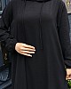 Kapşonlu Ayrobin Takım - Siyah