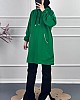 Kapşonlu Sweatshirt - Yeşil