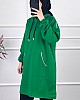 Kapşonlu Sweatshirt - Yeşil