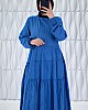 Kat Kat Tesettür Elbise - Mavi Kat Kat Tesettür Elbise - Mavi