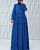Kat Kat Tesettür Elbise - Mavi Kat Kat Tesettür Elbise - Mavi