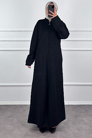 Kışlık Ferace - Siyah