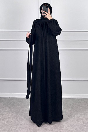 Scuba Elbise - Siyah